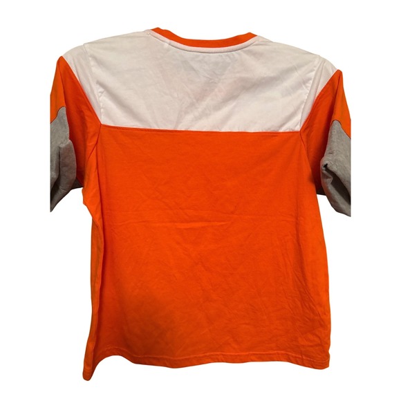 Antigua‎ Womens L Super Bowl LIX NFL Team Apparel Orange White Gray TShirt - Picture 6 of 8